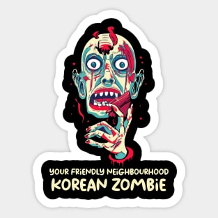 Korean Zombie Sticker